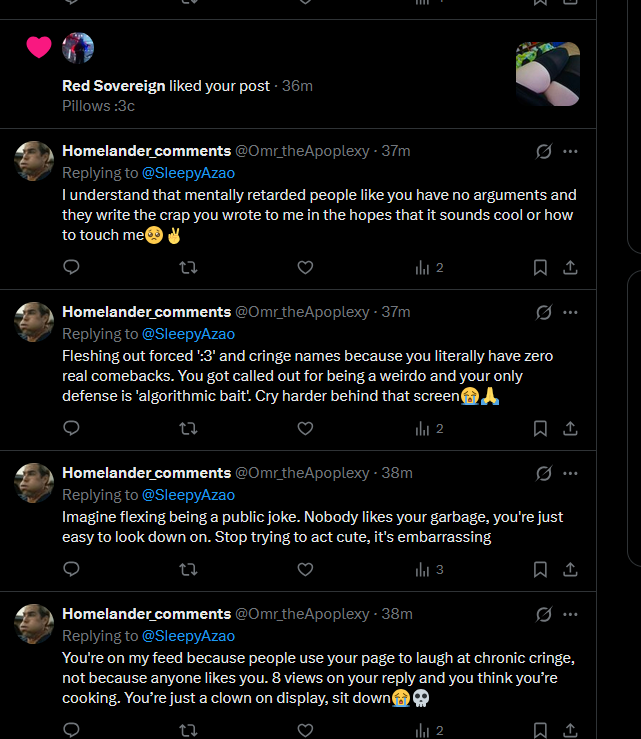 SleepyAzao's tweet photo. Dawg, I think I made him mad xd https://t.co/3PsJpxx479