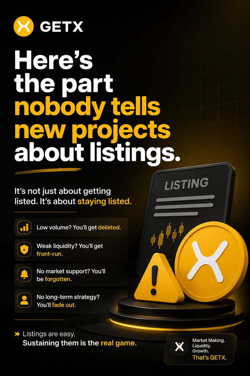 GetX_exchange's tweet photo. Getting listed is step one. Staying liquid, stable, and trusted is the real challenge exactly what GETX Market Maker Services are built to solve, from order book depth to arbitrage protection.See how it works -> https://t.co/hSRWAjL5VY #MarketMaking #TokenListing #GETX https://t.co/7KRFbryHi5