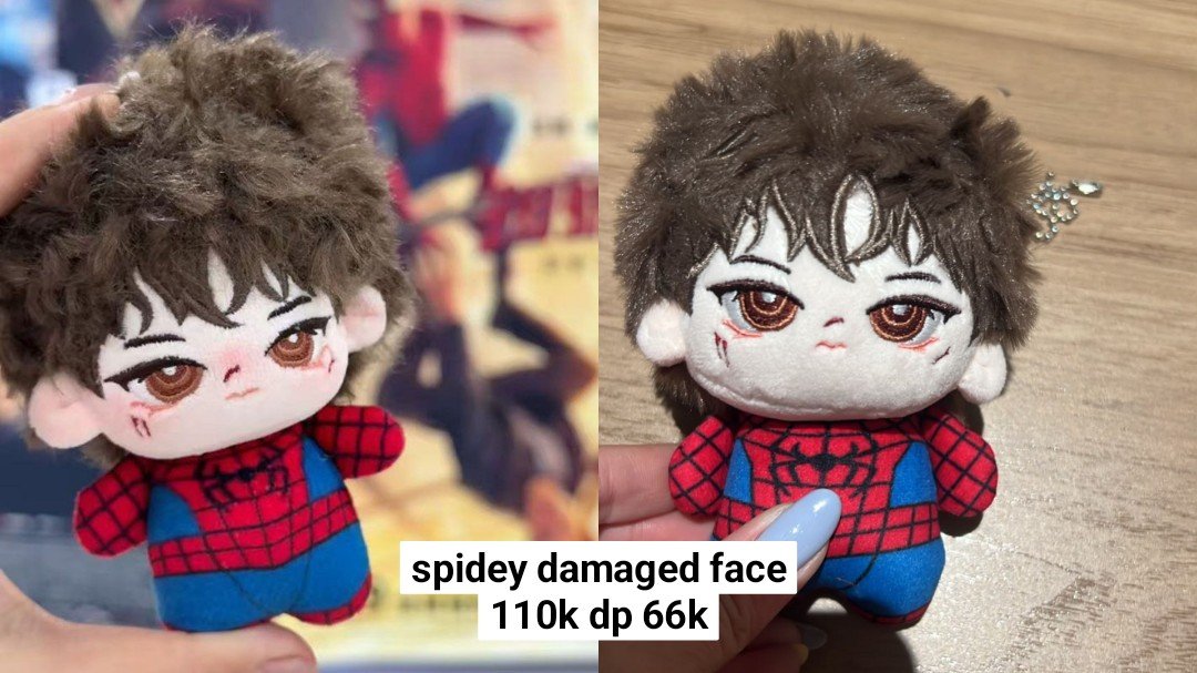 tiptapco_id's tweet photo. [ SPIDERMAN DOLL 10 CM ]

• baby spidey
💰 105,000 bersih ina 

• spidey damaged face
💰 115,000 bersih ina
💸 DP 60% to take slot

🖇️ real pict tertera
🛫 arrived ina 10 september (handcarry)
🛒 order isi form : https://t.co/nQU76b1dyZ https://t.co/wP02Vaxp2i