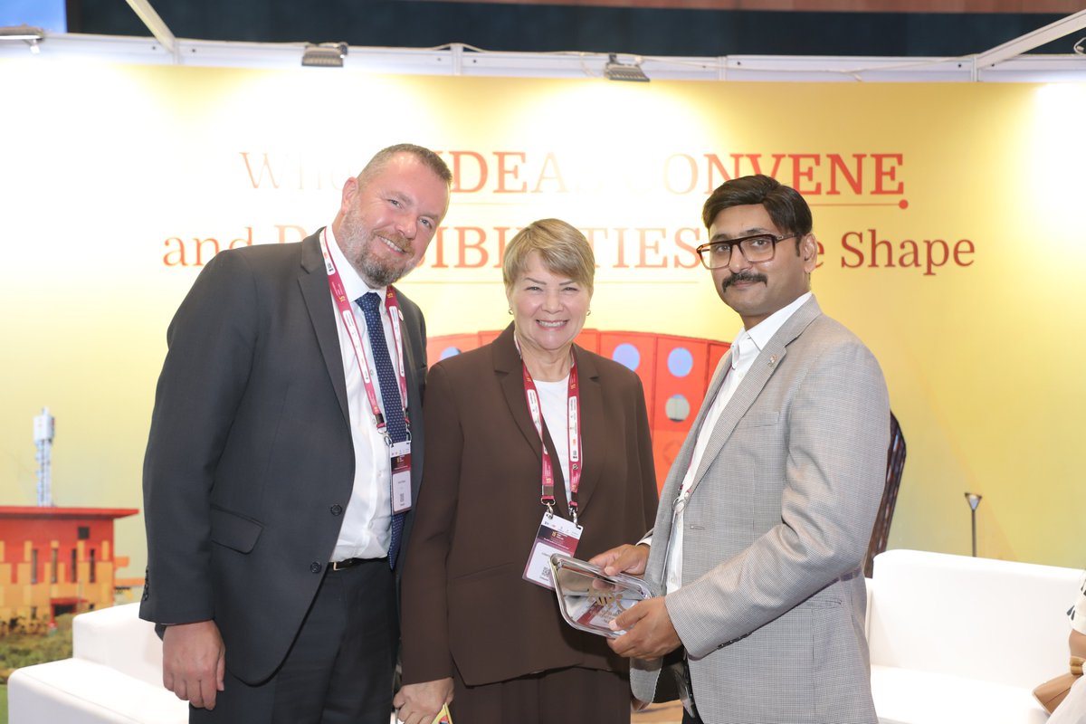 UBCC_India's tweet photo. Two days of conversations, connections and possibilities at the 15th Conventions India Conclave 2026 where #UrjaBharatConventionCentre #UBCC showcased its world-class spaces and capabilities to delegates and industry stakeholders from across the #MICE ecosystem.

#CIC2026 #ICPB https://t.co/pQrANP0jsr