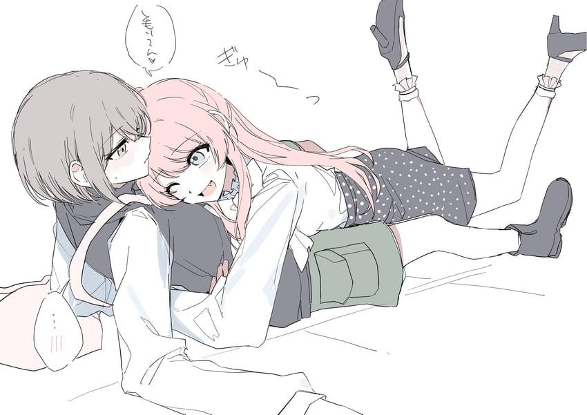 Ririmouto's tweet photo. Anon and Tomori are so cute.. https://t.co/ZosSJ9c0uA