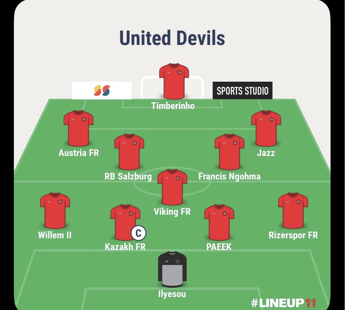 UnitedDevilsEPL's tweet photo. 🚨Notre X| contre @RealGalactics 

6 joueurs vont faire leurs débuts !

C’mon United 🔥🔥 https://t.co/iDbBSs1pcJ