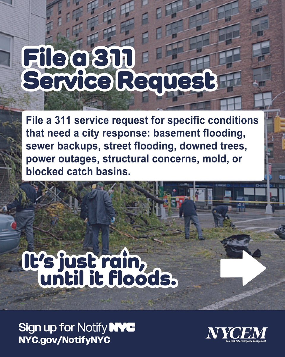 nycemergencymgt's tweet photo. If you were affected by the storm on Thursday, August 20, please report damage you may have experienced: https://t.co/akqD407MMs so we can assess damage and if the City is potentially eligible to apply for federal assistance. https://t.co/DKNaapocDl