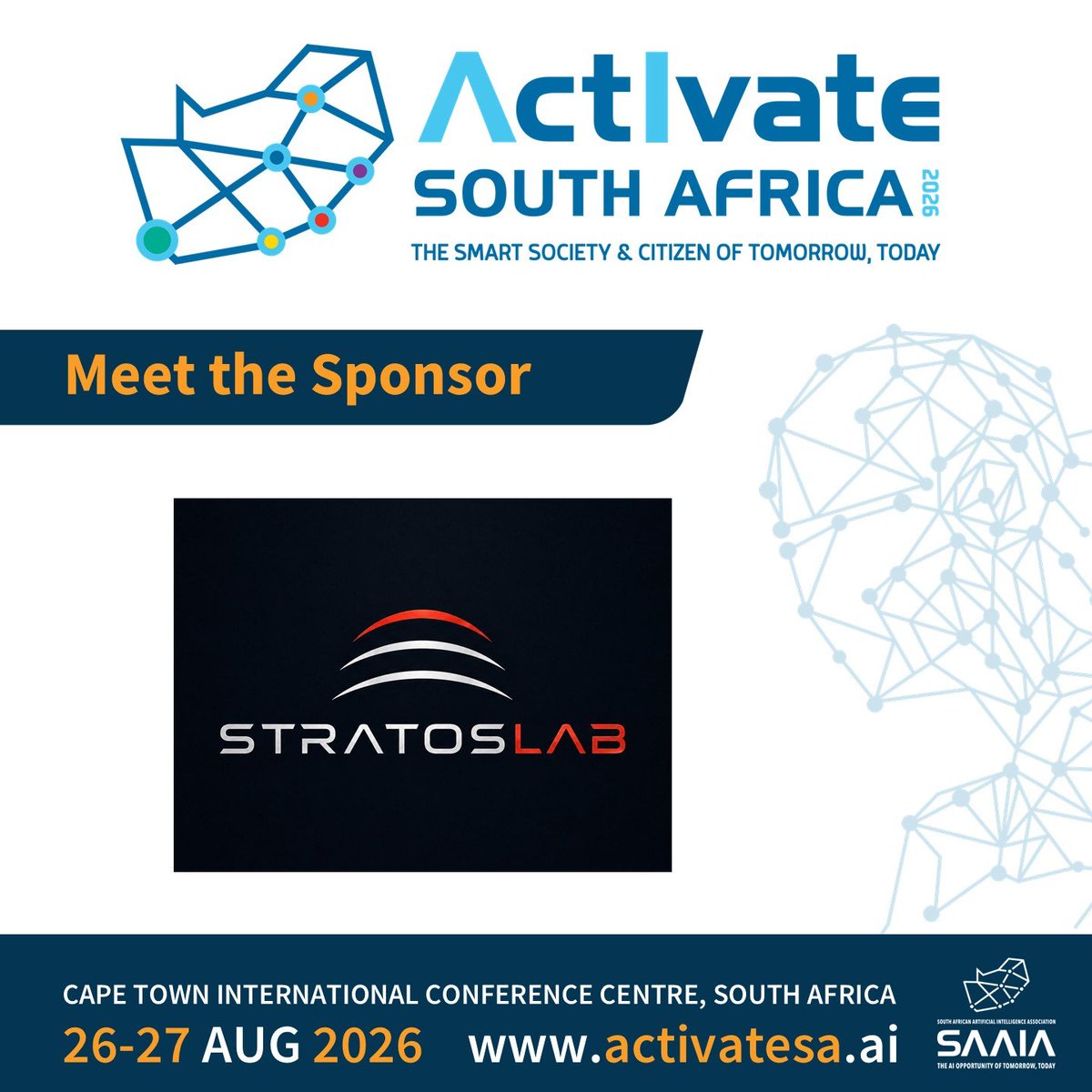 SAAIAssociation's tweet photo. NEWS - We welcome Stratos Lab to the 1st Edition of Activate SA – the nation’s first Government, Citizen &amp; Societal Responsible AI Summit – Learn more >> https://t.co/Dxs6c2rRnH

#AI #ArtificialIntelligence #AIPolicy #AIGovernance #EnterpriseAI #AIFactory #SovereignAI #ActivateSA https://t.co/Bo0lbz0goc
