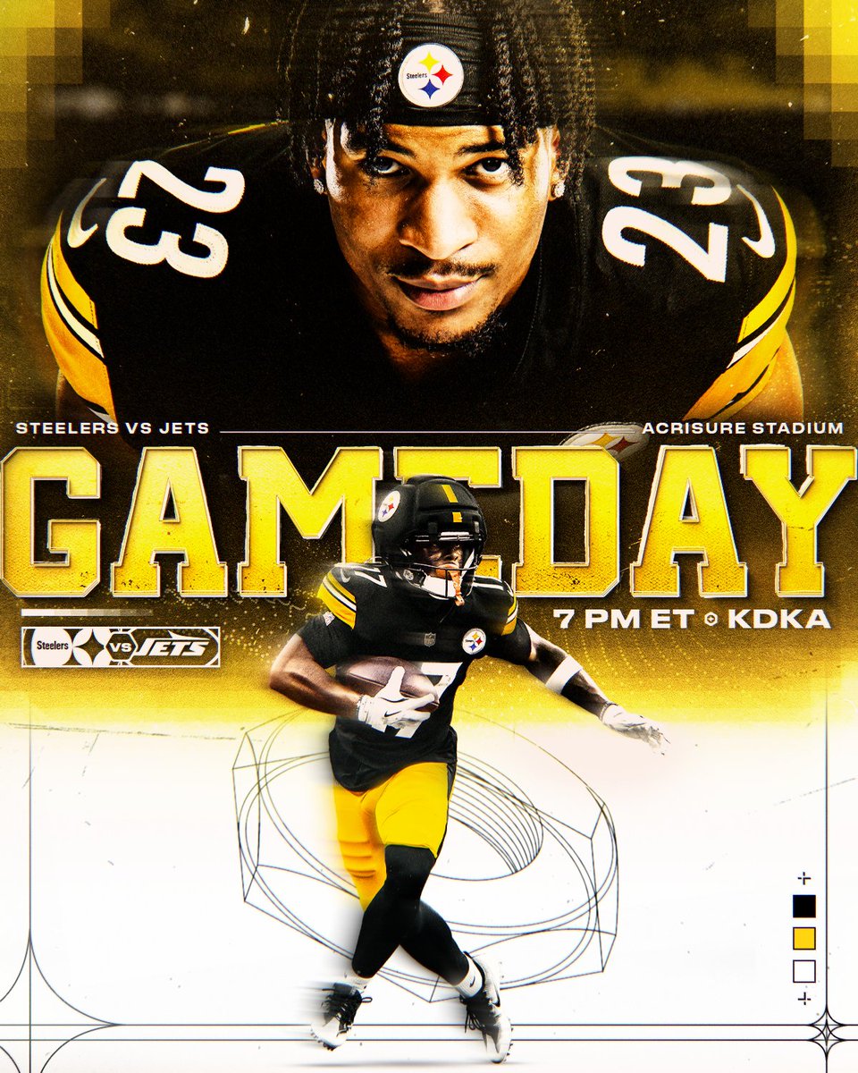 steelers's tweet photo. GAMEDAY BABY‼️

@oti_germie | @DaylenEverette https://t.co/YZ4UlJ2giZ