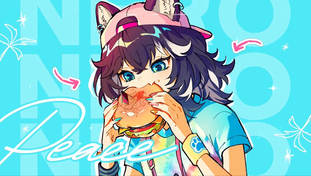 kmnznero_'s tweet photo. 本当に全てが良すぎる
見てくださりありがとうございました🍔

ゆるやかに横揺れしながら残りの夏もぜひ楽しんでください🌻🍉🏖️オツカレサマー！

動画の特に好きなシーン↓
(めちゃくちゃ見応えあります、いっぱい動きます、可愛すぎるのでたくさん見て) https://t.co/xk8JvKaGAN