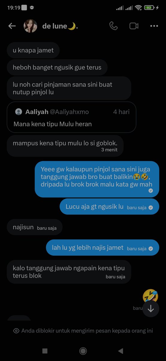 Kaymora_12's tweet photo. PT.3 lucu banget lagi astaga bro bro @poftpit kek terhina bngt gitu ye rasanya
#zonauang #penipu #pinpri #dacil https://t.co/6YshuvnLwX