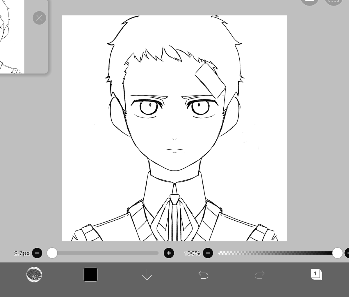 0kakaman's tweet photo. 描き始めました
どうせまた途中で終わるんだ😩 https://t.co/2C1vNu7t0o