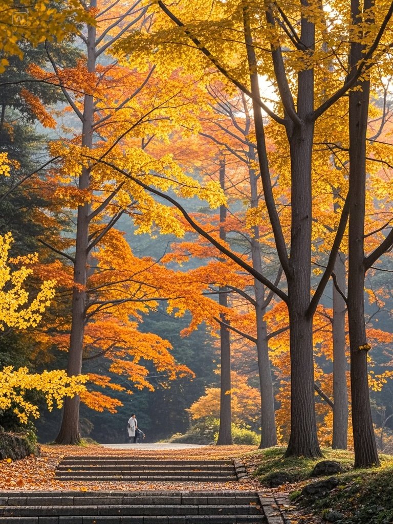 Marieclaudedam2's tweet photo. Woke up to golden autumn sunlight filtering through maple leaves—this crisp, cozy Saturday is perfect for a hot latte and a long walk ， https://t.co/OslNFYzB0r