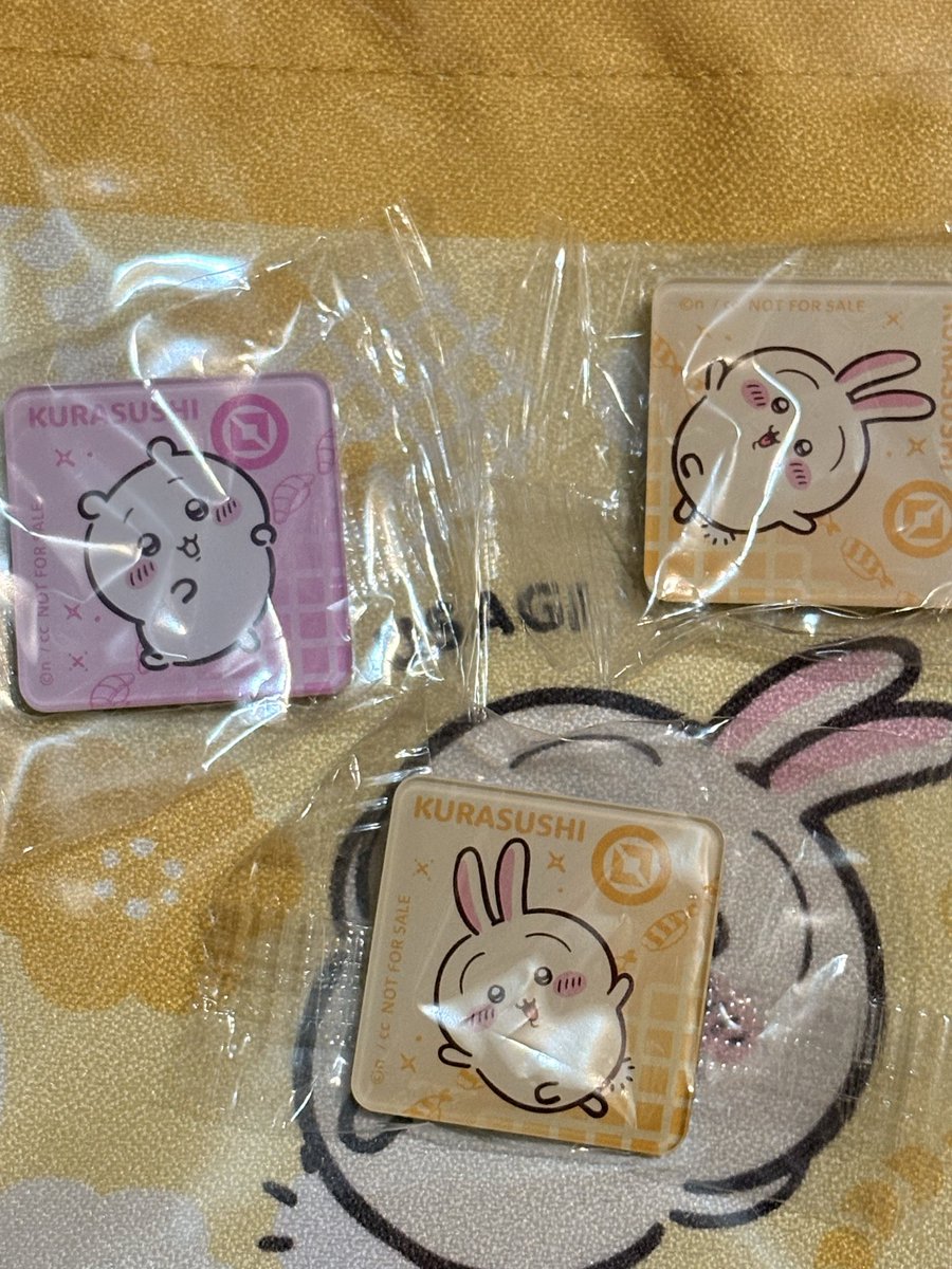 sumesitabero's tweet photo. ちいかわ　くら寿司　交換　マグネット

譲　うさぎ　ちいかわ

求　シーサー　あのこ

成人済みの方のみお気軽にお声掛けください。
郵送か群馬手渡しのみ。
よろしくお願いいたします🧚‍♂️ https://t.co/oHfzMIhH7U