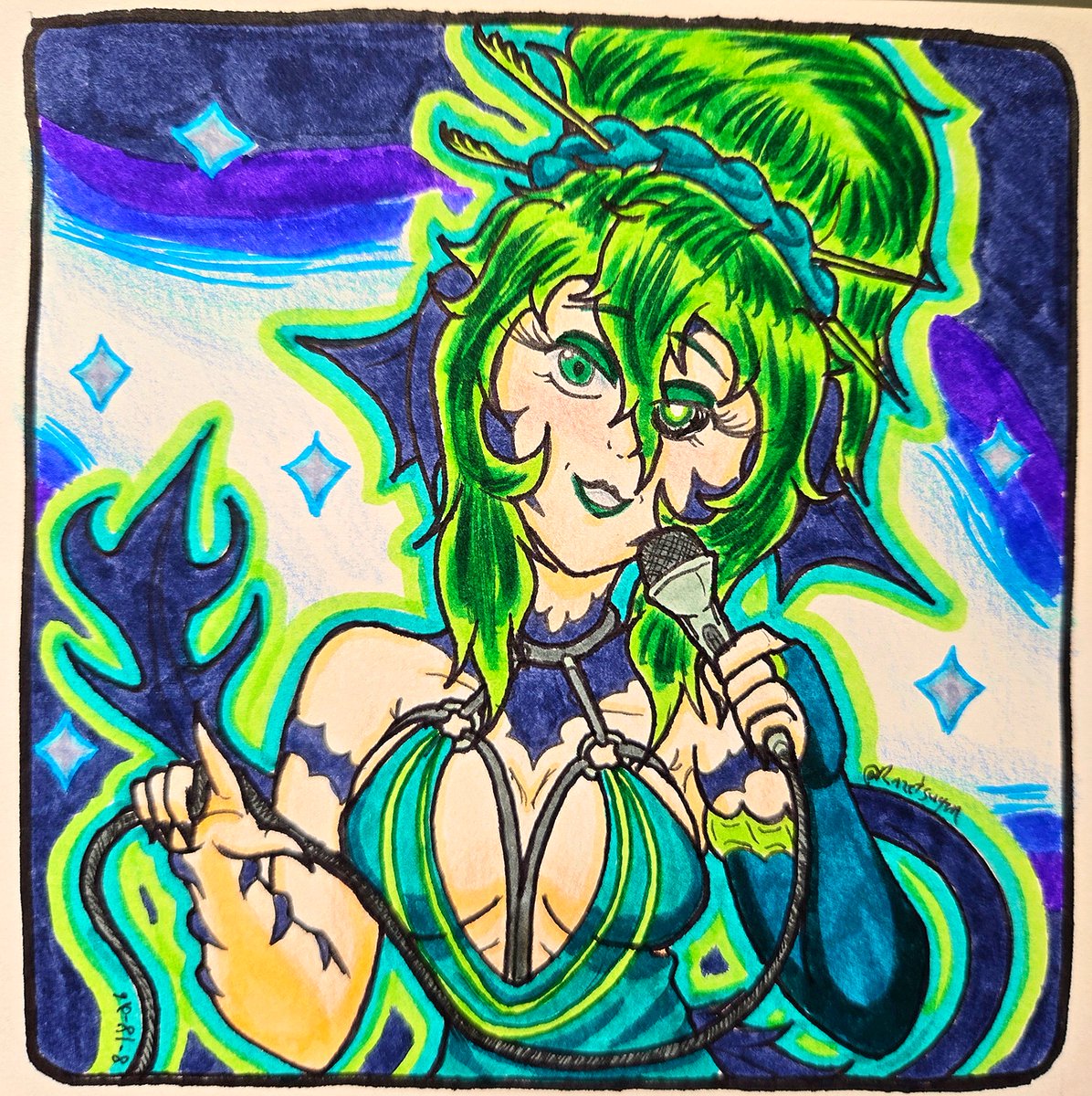 Tael_Raelan's tweet photo. 🎵In another Dimension,
I could be what You need.
Before You go Chasing, 
Share the View From the Top
With Me.~💚🎵

#FinalFantasyXIV #Warframe #DigitalExtremes #FemRaFriday #drawing #fanart https://t.co/L5nlYYefZF