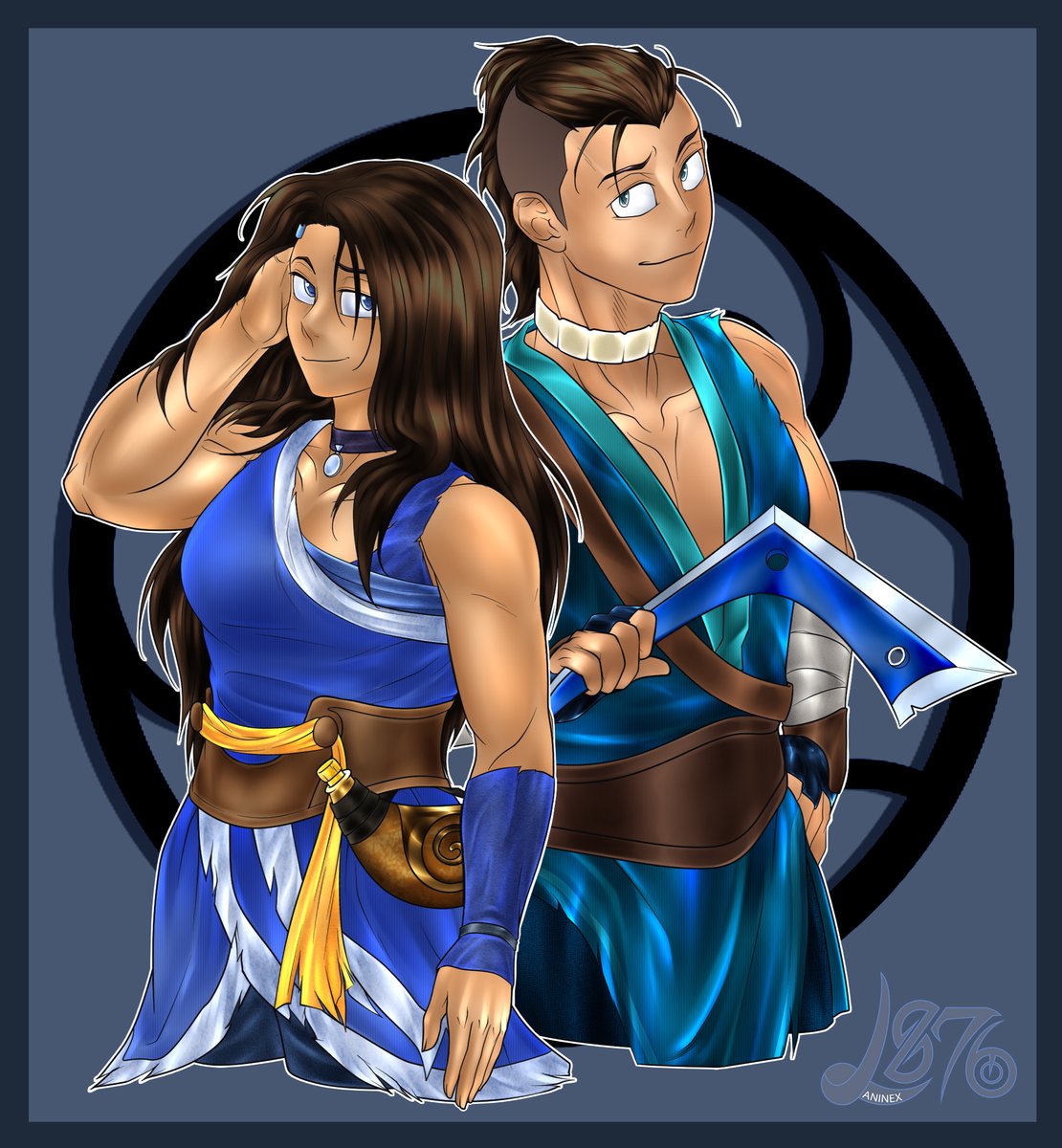 laninex876's tweet photo. Sokka & Katara 💙🌊
Water Tribe siblings!
#AvatarTheLastAirbender #ATLA #Sokka #Katara #WaterTribe #Fanart
maybe...slightly bonus hmm...#katoph https://t.co/asxZGN1OHv