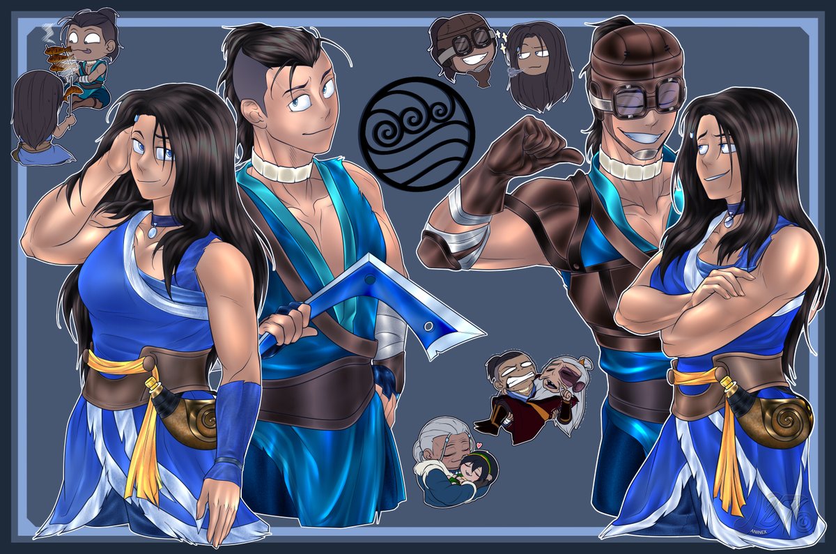 laninex876's tweet photo. Sokka & Katara 💙🌊
Water Tribe siblings!
#AvatarTheLastAirbender #ATLA #Sokka #Katara #WaterTribe #Fanart
maybe...slightly bonus hmm...#katoph https://t.co/asxZGN1OHv