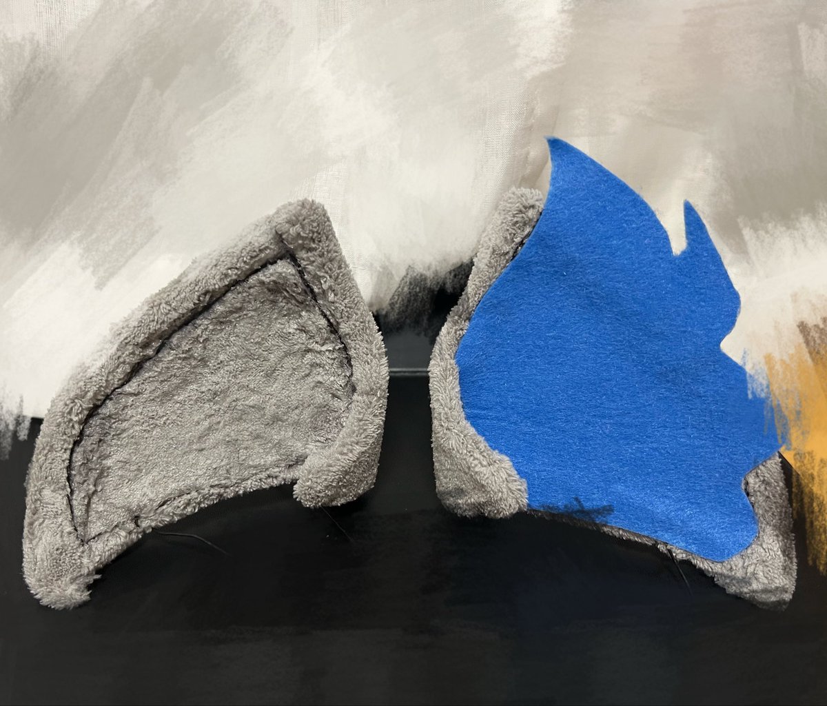 cos_mio0305's tweet photo. 我のお耳作り段階のやつ https://t.co/tehutF2at4