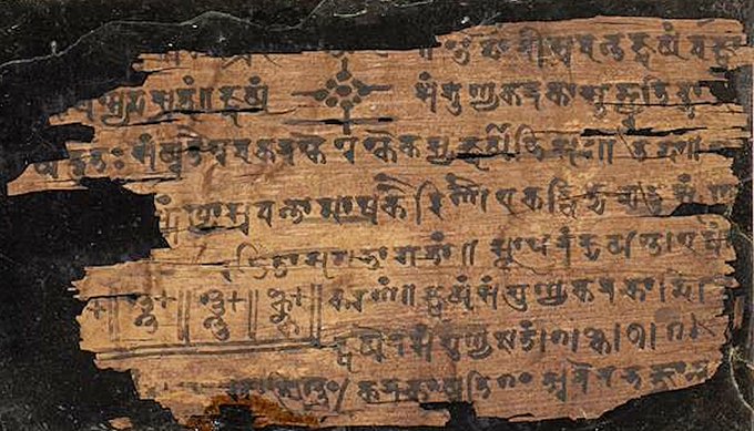 mathemetica's tweet photo. This fragile birch bark is the Bakhshali Manuscript, dated to the 3rd century CE. 

Found by a farmer in 1881, it holds the absolute oldest recorded origin of the "zero" symbol we use today. Before it became a standalone number, ancient Indian mathematicians used this dot as a vital placeholder to separate values like 1, 10, and 100. 

Without this leap, modern computing, calculus, and physics wouldn't even exist.