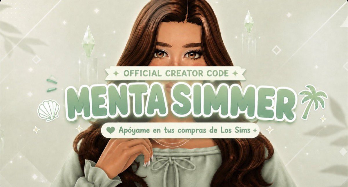 MentaSimmer's tweet photo. 🚨 CÓDIGO ACTIVO! ✅ 
Ya podéis apoyar mi contenido en vuestras compras de Los Sims 💚 
No olvidéis usar mi CODE 👉 MENTASIMMER ✨

👇🏼 Debajo encontrarás mis Redes Sociales y mis Hilos de Series 📺 https://t.co/GM5rUDYDQ0