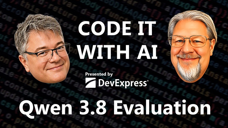 carlfranklin's tweet photo. It's Code it With AI https://t.co/t0YnhgfxyN episode 43 with @rockfordlhotka and myself premiering Wednesday, Aug 26 at 2PM ET. Presented by @DevExpress https://t.co/ZWY8HKLtFq