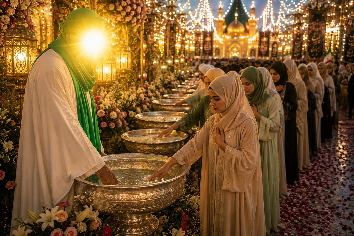 forat_1361's tweet photo. Everyone longs for peace and freedom from oppression. For Shias, the beginning of Imam Mahdi’s Imamate points to a future when his reappearance makes this wish real.
#عید_بیعت
#انا_علی_العهدی_لبیک_یا_مهدی https://t.co/WdEBR3ATN0
