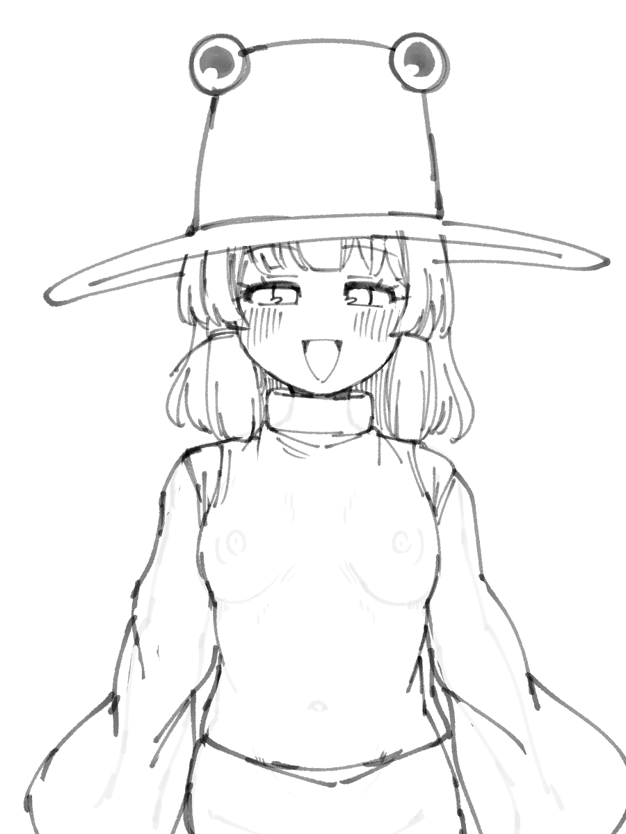 Scorpena_Mebal's tweet photo. メスガキ顔ママ属性ロリババア諏訪子さまという概念は時代を先取りしすぎてる気もするのでもうちょいブラッシュアップさせたい https://t.co/eqehjaFcV8
