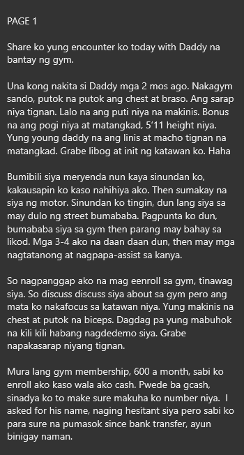 AlterOfan83223's tweet photo. Kaya nyang Makumbinse ang Isang Married Gym Instructor na Tumihaya para sa kanya kahit isang beses pa lang silang nagkikita
Pages 1-3
Sender: Agresibong Caller
#ConfessionOfanAlter1053
#CheatingHusband #Straightguy #Gym #MarriedGuy https://t.co/z51g8QVefD