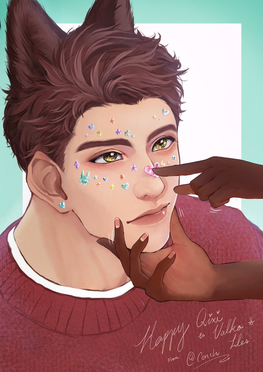 Conch1002's tweet photo. Also you know what I draw MC’s hand in different color! I am more than grateful for the global gamer community. Without y’all my mental health will hit and stay rock bottom forever. Love you all!

#bringbackvalko #全世界都愛敖尹 https://t.co/LS0vBcfXGW