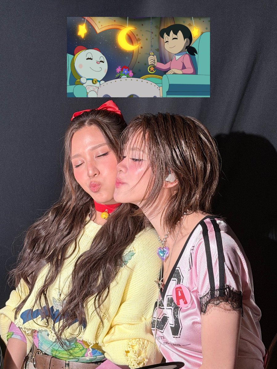 widwnnyj's tweet photo. my shizuka and dorami 🩷🎀

#emibonnie #เอมี่บอนนี่ https://t.co/iFWv89H5qw