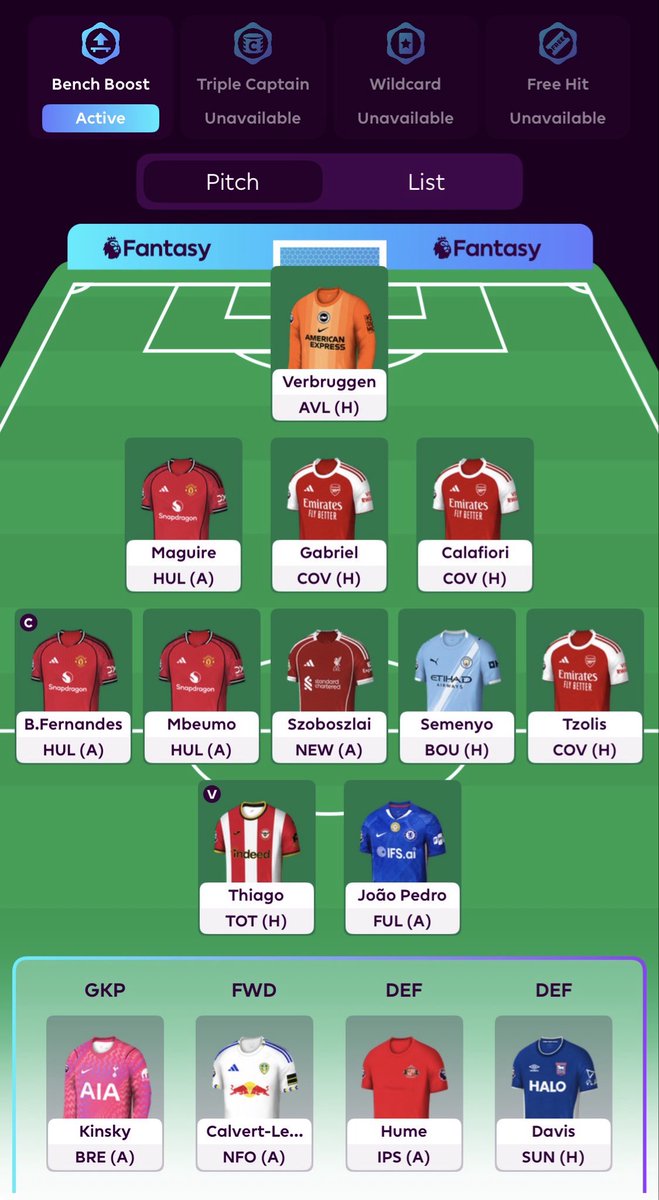 eman01's tweet photo. @FPL_Heisenberg Ready to go with BB. https://t.co/dSeujW0chF