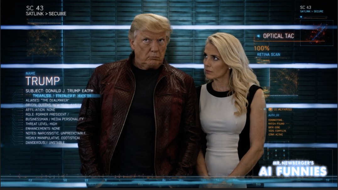 jeremynewberger's tweet photo. My latest AI Funny goes galactic. 🚀

GUARDIAN AND PROTECTOR IN THIS LIFE — a Guardians of the Galaxy-inspired parody based on something Natalie Harp actually said.

Yes. That woman.

An unlikely collection of heroes, sidekicks and misfits assembles…

What could possibly go wrong?

🎬 Watch now on YouTube:
https://t.co/4Oml8QDpiS