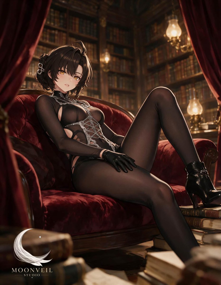 _MoonveilStudio's tweet photo. Detective… you’re distracting me.
I was trying to finish my reading, but now I can’t seem to concentrate.
If you have something to say, come closer.
…No, I didn’t say that.
#Firtho #SilverPalace #illustration #anime #fanartㅤ https://t.co/u049Jtv46r