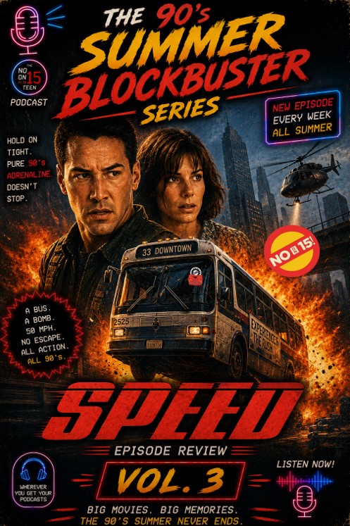 TheNo15Allcast's tweet photo. 🚍💥 Vol. 3 is live!
This week it's Speed!
Keanu Reeves and Sandra Bullock deliver nonstop tension, explosive action, and pure 90s adrenaline!
Does this classic still move at full speed? 🎙️🔥Listen in!
https://t.co/UM8eCcH8It
#Speed #90sMovies #SummerBlockbuster #Podcast https://t.co/RHLYDCP21S
