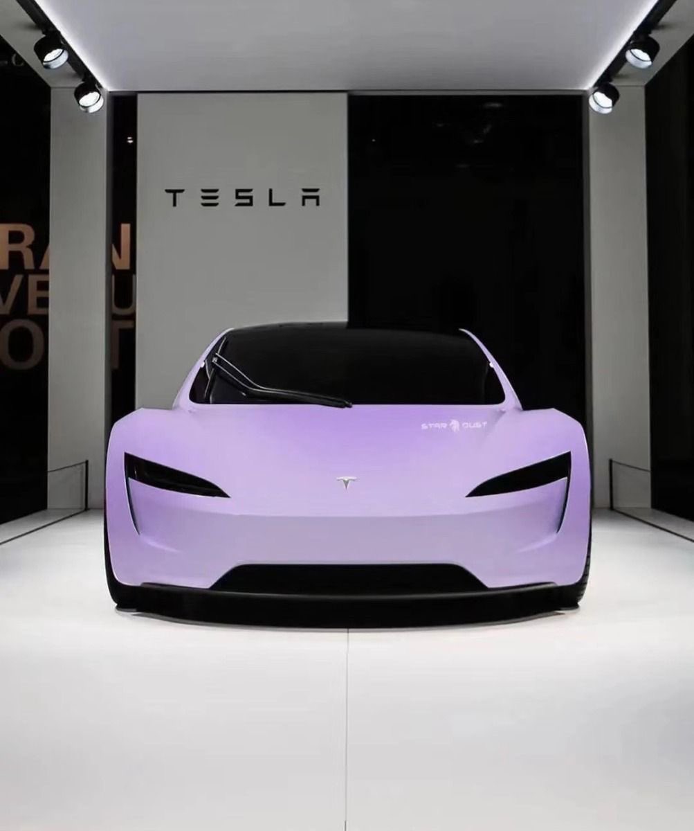 fairyprxncess's tweet photo. pink or purple tesla ? https://t.co/gYdplT83xd