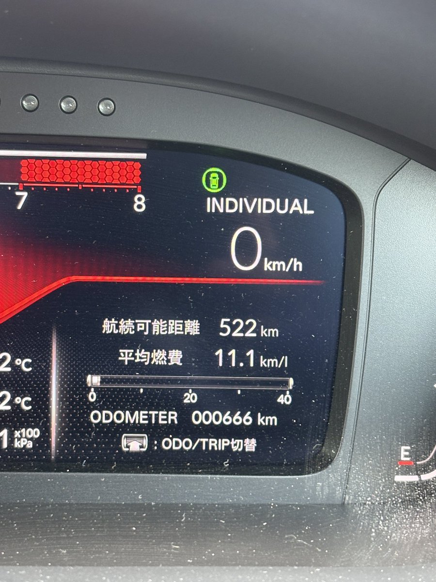 Rharutype's tweet photo. ひと月ぶりに動かした。
今年の4月納車なのに、今日で走行距離800km。
もうすぐ節目の1,000kmに達するので、ようやくパワー開放できるな。 https://t.co/VyFfW1tjqG
