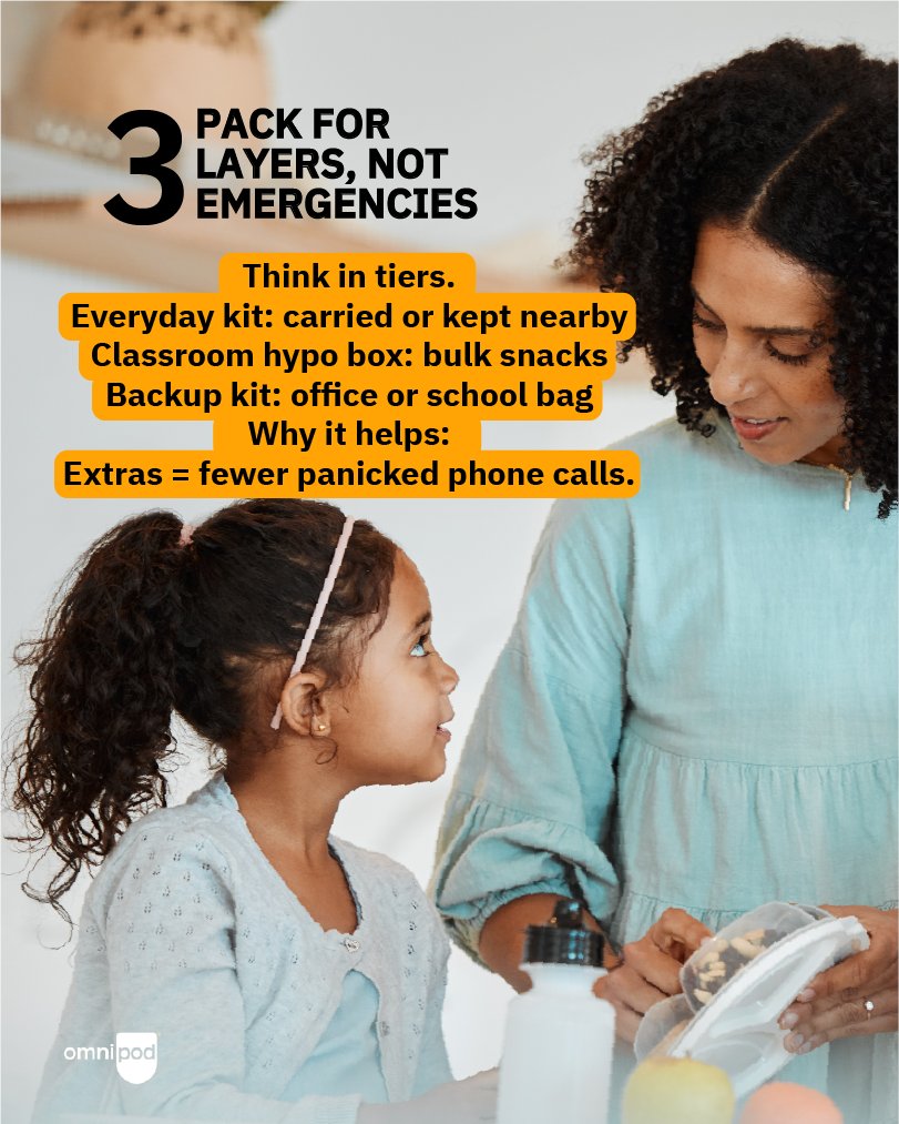 OmnipodME's tweet photo. Back-to-school with diabetes isn’t about being fearless, it’s about being prepared.

#omnipod #insulinpump #diabetestech #diabetes #T1d #omnipodinsulinpump #type1 #podder #omnipodder #diabeteswarrior #typeonediabetes #DOC #diabetestype1 https://t.co/rTvc18Y8EF