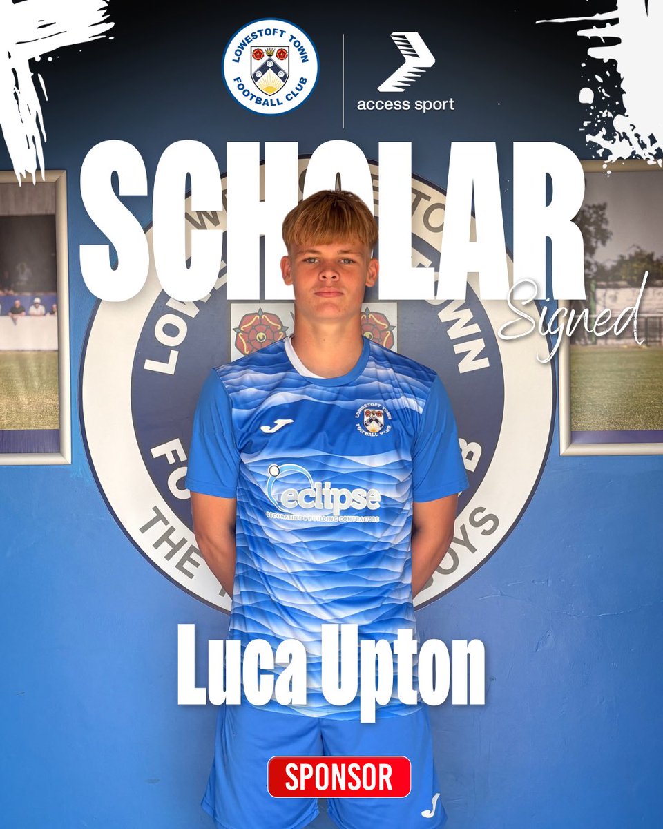 ltfc_scholars's tweet photo. WELCOME, LUCA UPTON. 🔵⚪️

A historic first for the Lowestoft Town FC Scholarship Programme.

We are delighted to announce Luca Upton as the first player to officially sign as a Lowestoft Town Scholar for the 2026/27 season. https://t.co/SDGmaD0qKe
