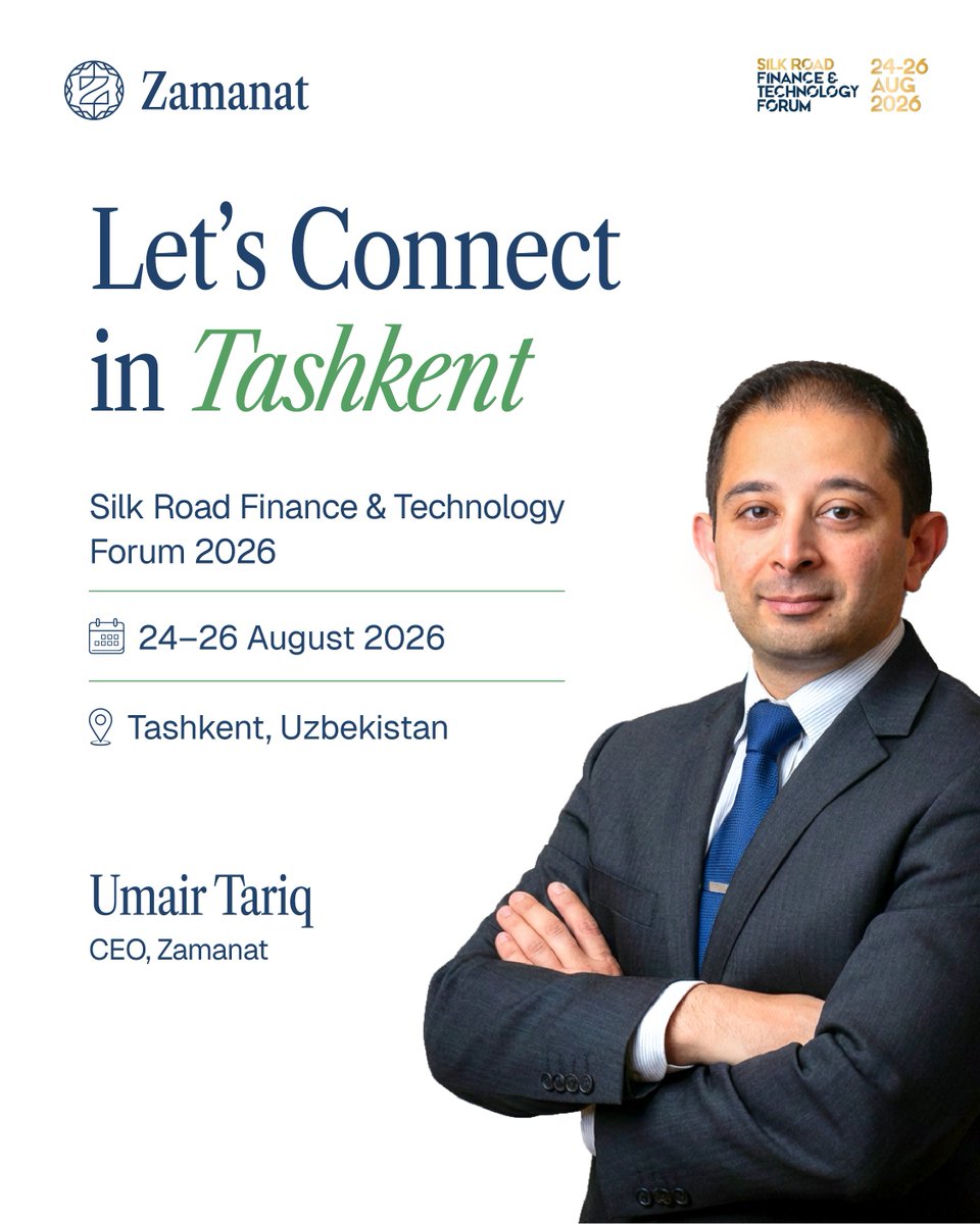 UmairTariq3735's tweet photo. Central Asia is building the tokenization infrastructure the GCC built years ago, yet deal flow between the two stays limited.

I'll be In Tashkent 26 Aug for the Silk Road Finance and Technology Forum, representing @ZamanatRWA. Reach out if structuring in either market. https://t.co/GQZaPf9VMS