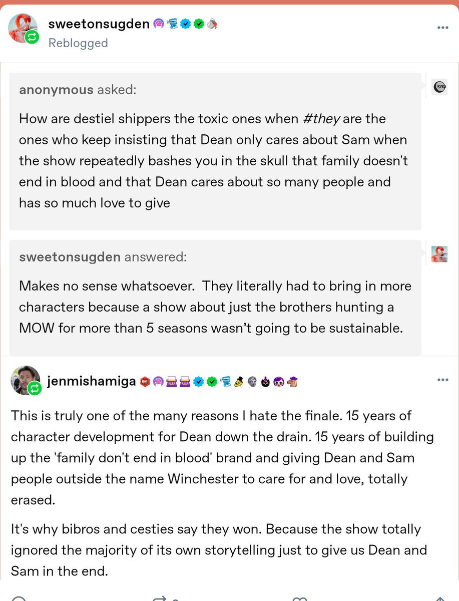livingintheast's tweet photo. The horror of a show ending with its main characters. It's a foreign concept to hellers. https://t.co/O6638LXLea