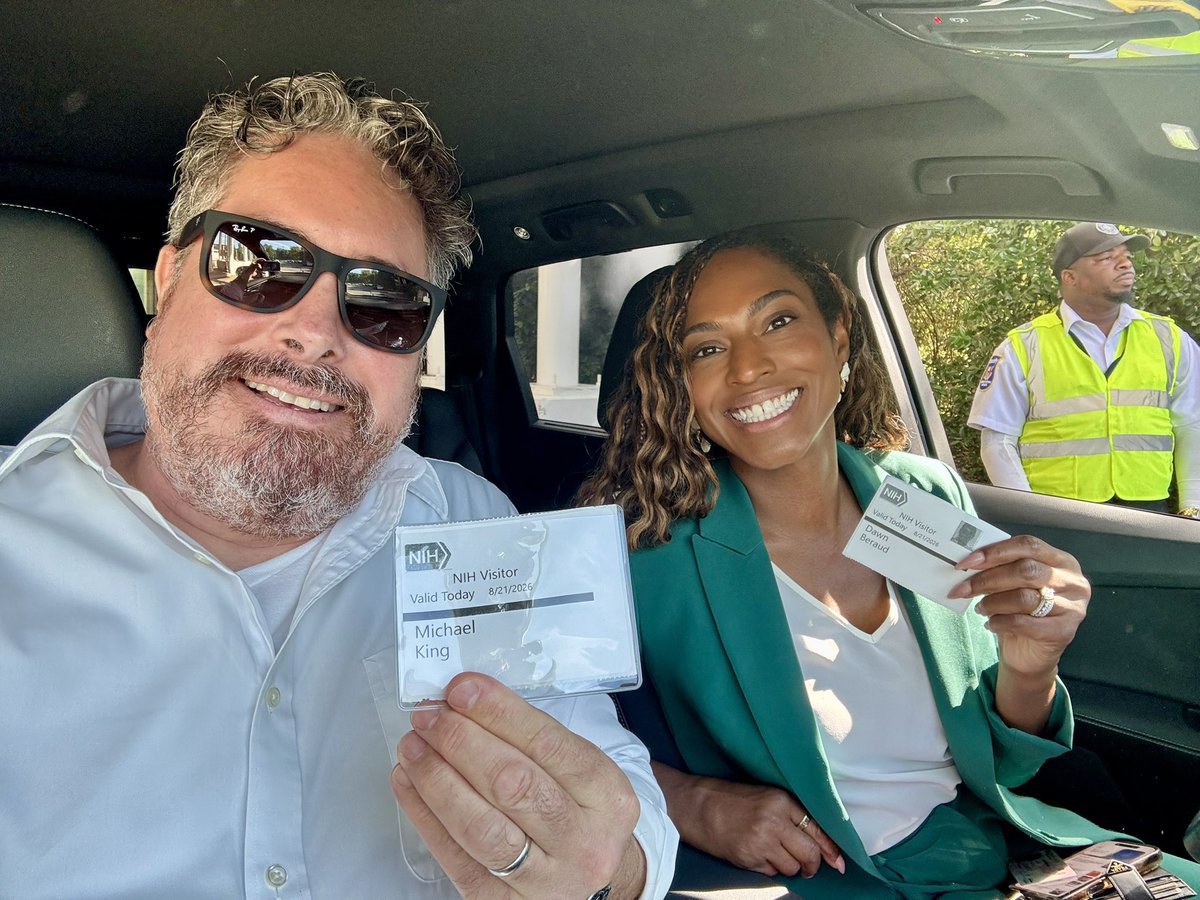 profmikeking's tweet photo. Excited to drive onto the NIH campus to participate in the Friends of NIBIB meeting and Congressional tour! @aimbe https://t.co/pMcYLwhd5g