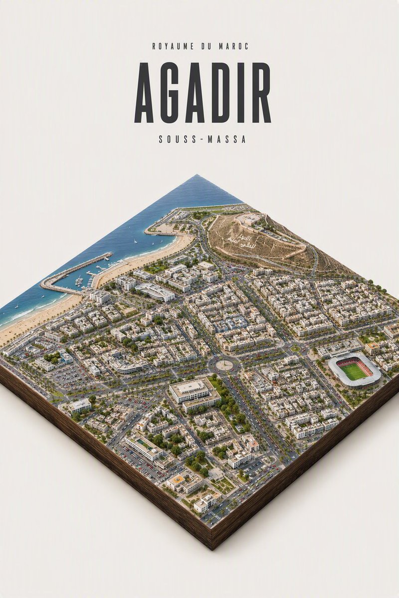 casabourseapp's tweet photo. ☀️ Entre océan Atlantique et montagnes de l’Atlas, #Agadir séduit par ses plages infinies, sa marina moderne et son climat exceptionnel toute l’année. Une destination où détente, culture et aventure se rencontrent. 🇲🇦 #Maroc #Travel https://t.co/1rpcC2zeWv