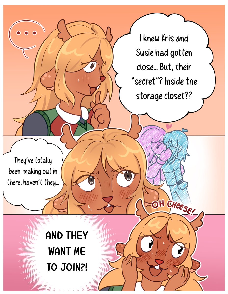Amaiiuwu's tweet photo. on today's episode of ridiculous krusielle scenarios #deltarune https://t.co/CRUUzgntvg