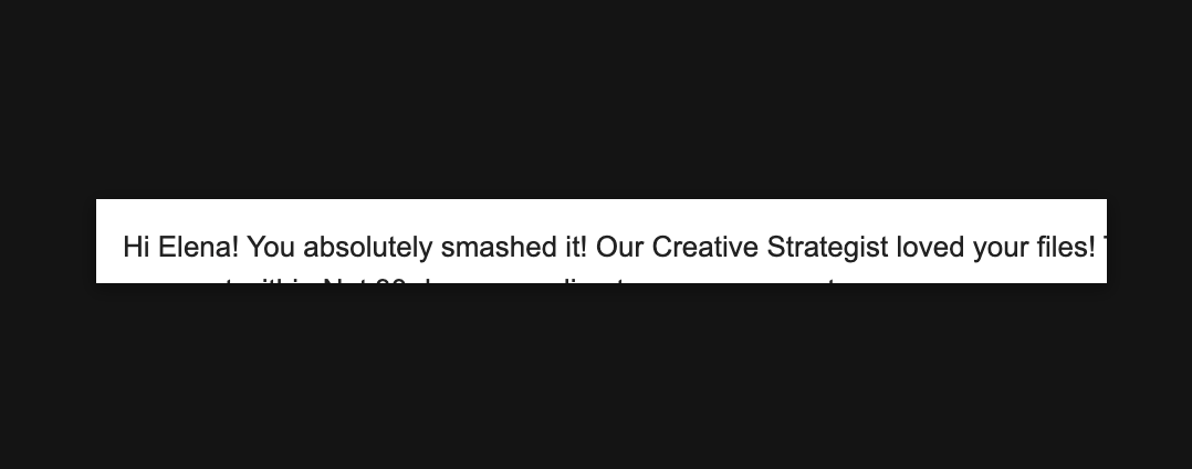 ElenaNicoleUGC's tweet photo. The best thing to see at the top of my inbox on a Friday morning! #ugccreator #brandspokesperson https://t.co/YovRE7rmE4