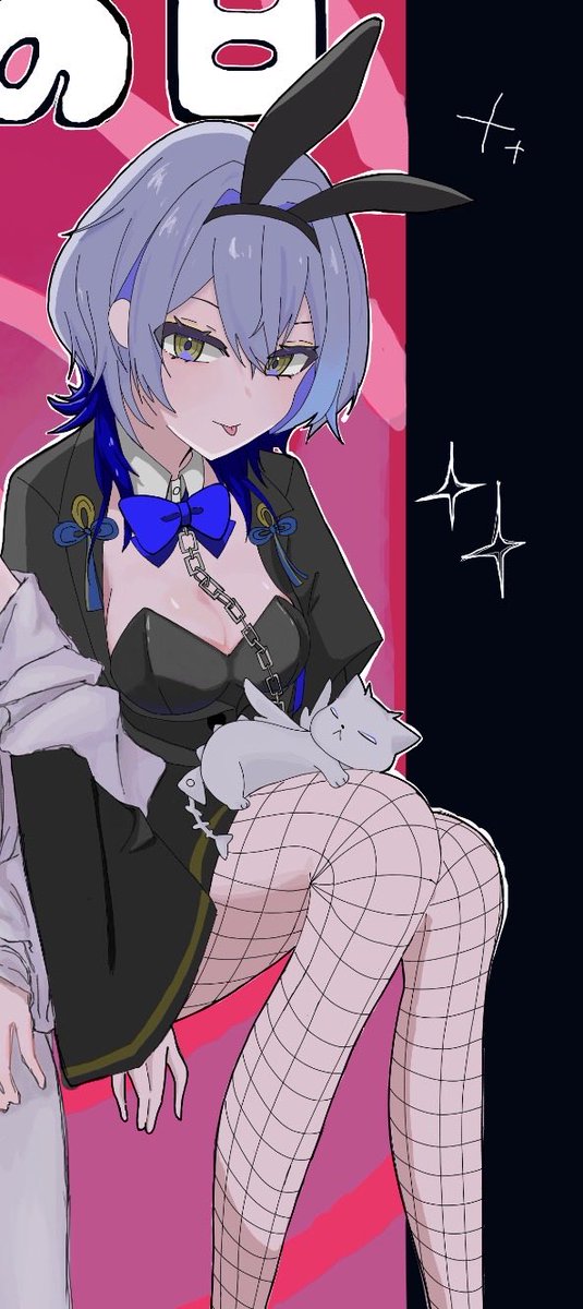 v10bn_kq2v's tweet photo. #あうとロウ　バニーの日合作！ https://t.co/aaEAoDGVGa