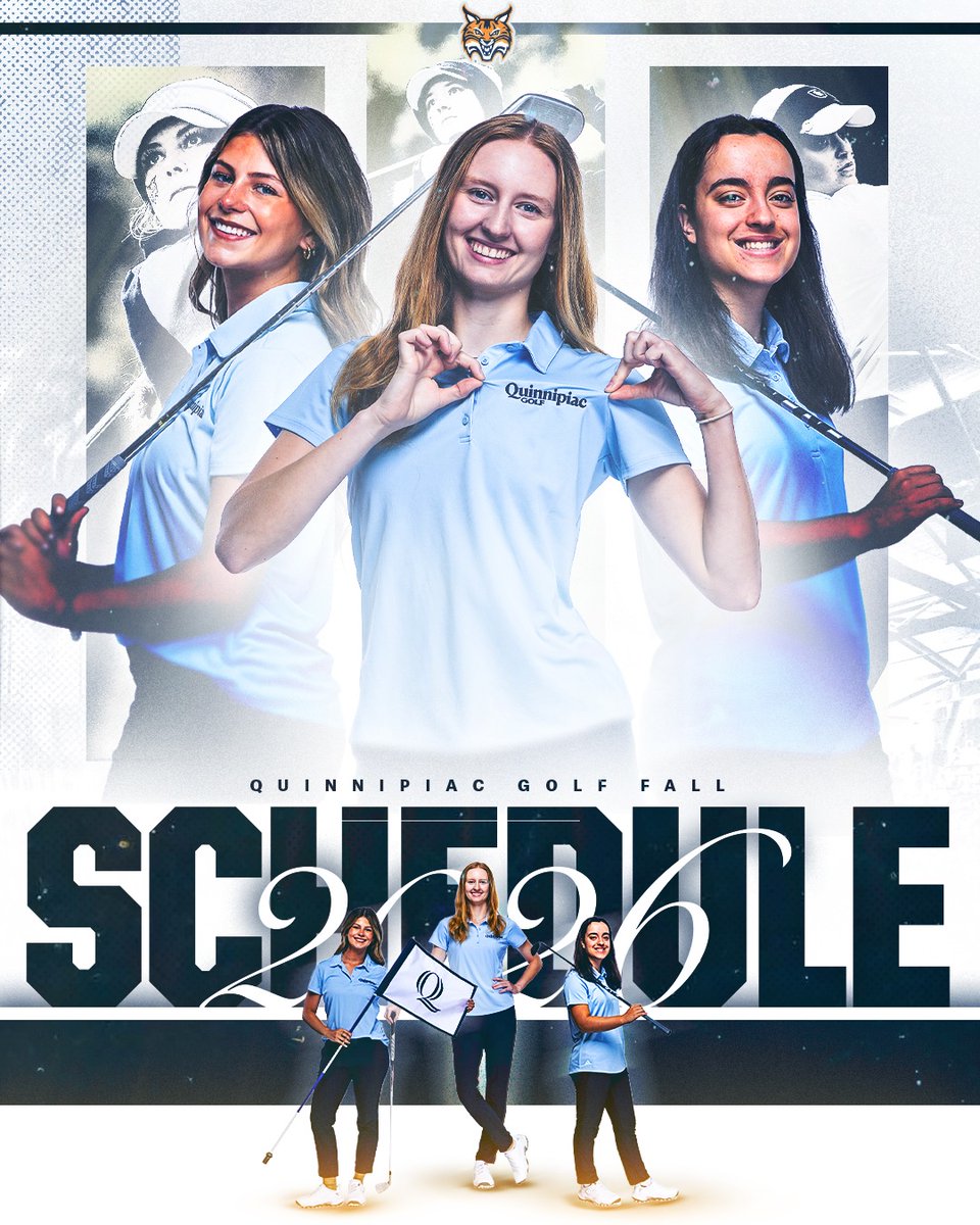 QU_WGolf's tweet photo. Our Fall Schedule is HERE 😼 

📅 : https://t.co/zVA3Q9fQsy
📰 : https://t.co/Qy8oBpaVM5

#BobcatNation x #MetroGolf https://t.co/Sau0PbcYzD