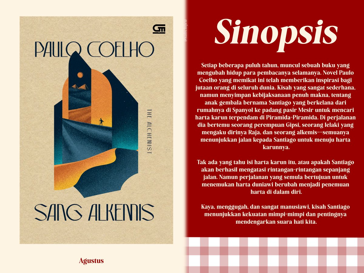 saltchijeu's tweet photo. ⋆☕︎ ˖ current read

📖 Sang Alkemis 
- Paulo Coelho

▸ 224 Halaman
▸ iPustaka Aceh 2019

⚠︎ may contain spoilers

── start 21/08/2026 ── https://t.co/ssUjDQmjfO
