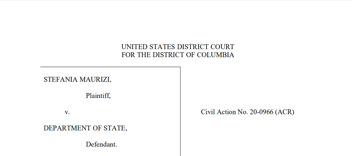 SMaurizi's tweet photo. 11 years ago, in August 2015, I began my fight to obtain the all documentation on Julian #Assange and #WikiLeaks. 

11 years later, I’m still fighting in a Washington, D.C., court: FOUR governments have denied me access, at least 2 (UK and Sweden) destroyed thousands of key docs https://t.co/DWBuCkoGaR