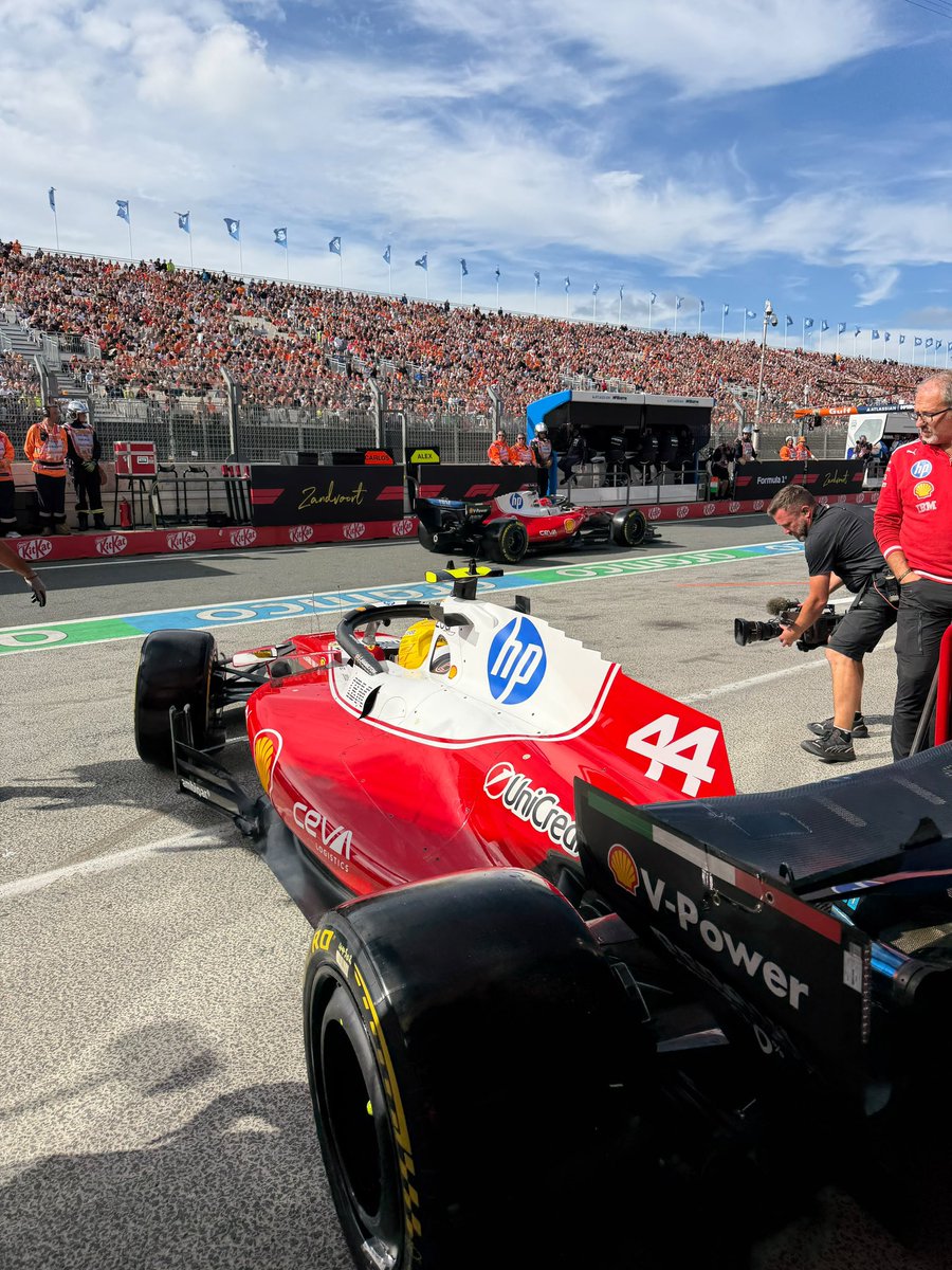ScuderiaFerrari's tweet photo. Back to work, Sprint Quali is GO!! https://t.co/3G8gEHx9gv