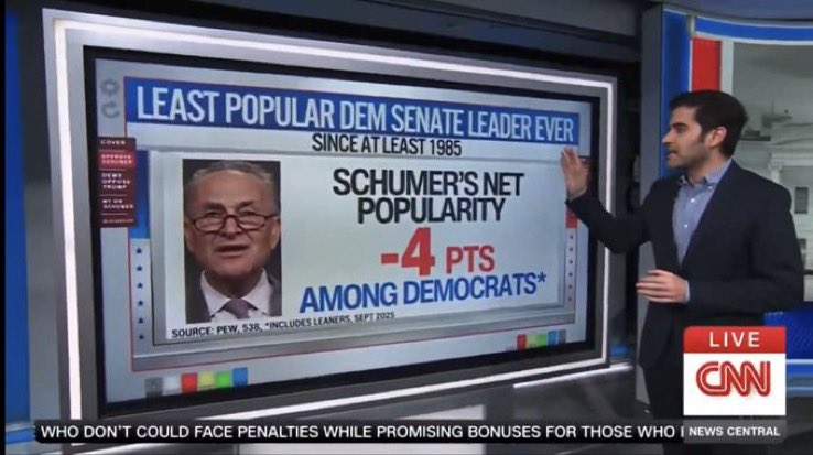DonDiaz08's tweet photo. #LameDuckChuck aka @SenSchumer has always blown wherever he thinks the votes are!! Look at 90’s #CoverUpChuck vs 2026 #LameDuckChuck!! Complete sellout of Jewish voters because he believes there’s more Pro-Hamas Jihadists votes!!
Just like when he was cowardly silent when Jewish students were attacked on college campuses before 20204’s elections!! #LameDuckChuck was afraid to lose these same pro-terrorist voters!! Dems will lose in Michigan!! Sorry #JihadieChuck even Michigan doesn’t want an America-Hating Communist-Jihadist in our Senate!! Americans can’t wait until #LameDuckChuck’s extreme left cabal #Bidens him out of office!! #NeverAgainLameDuckChuck!! “No Joke!”