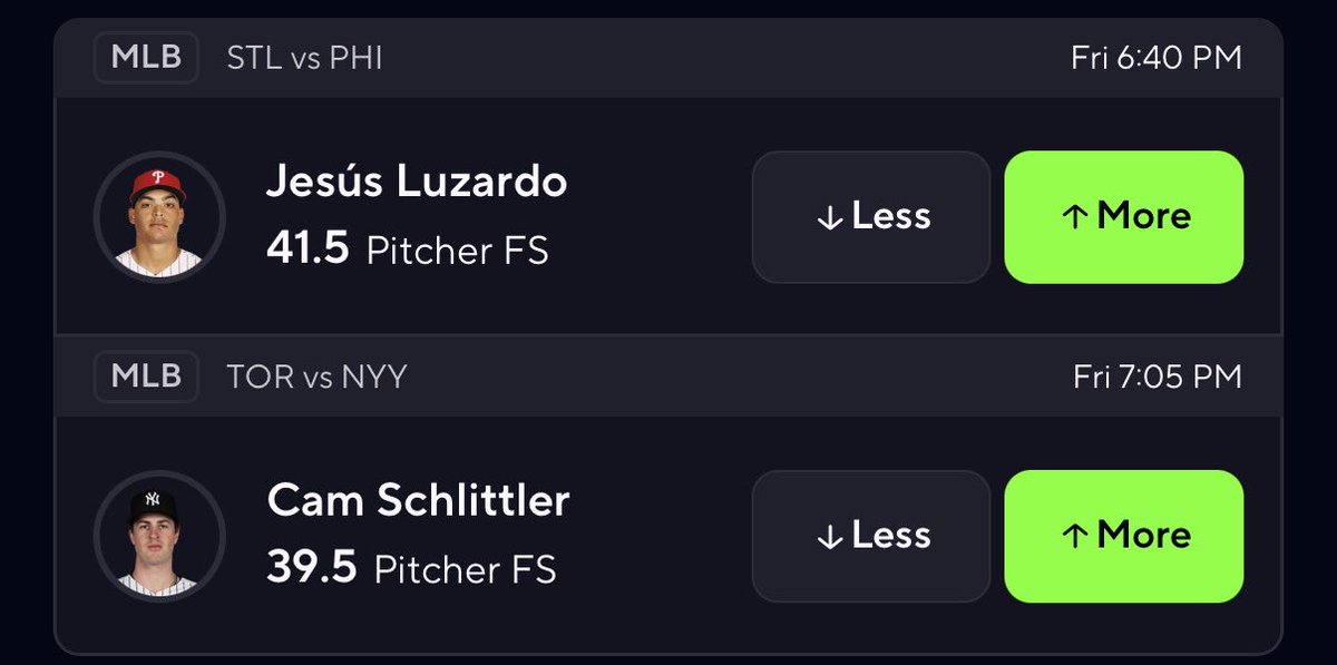 BetBound's tweet photo. MLB SLIP OF THE DAY ⚾️

The TWO best props on the board 🏆 

#GamblingX https://t.co/bHqz8VTgxj