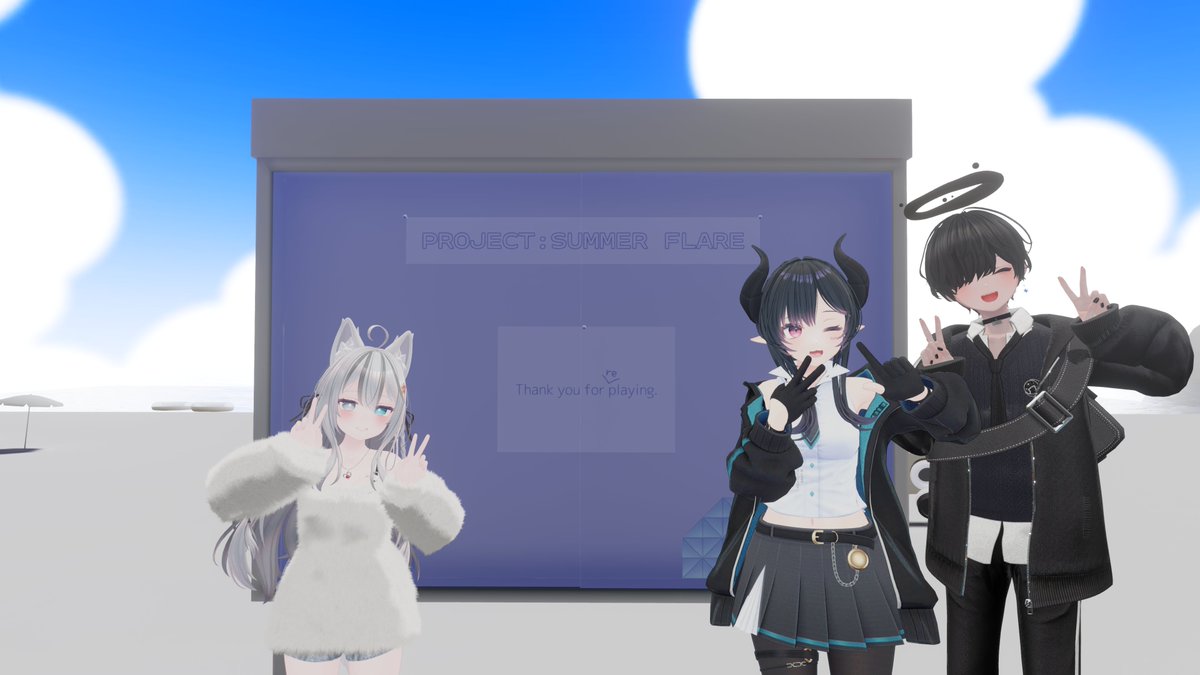 sui0_vrc's tweet photo. PROJECT: SUMMER FLARE
というワールドに遊びに行きました！！

凄いワールドだった〜d(˙꒳​˙* )

とりあえず夏はぶっこわす！！！！ https://t.co/TkWJ90syHZ
