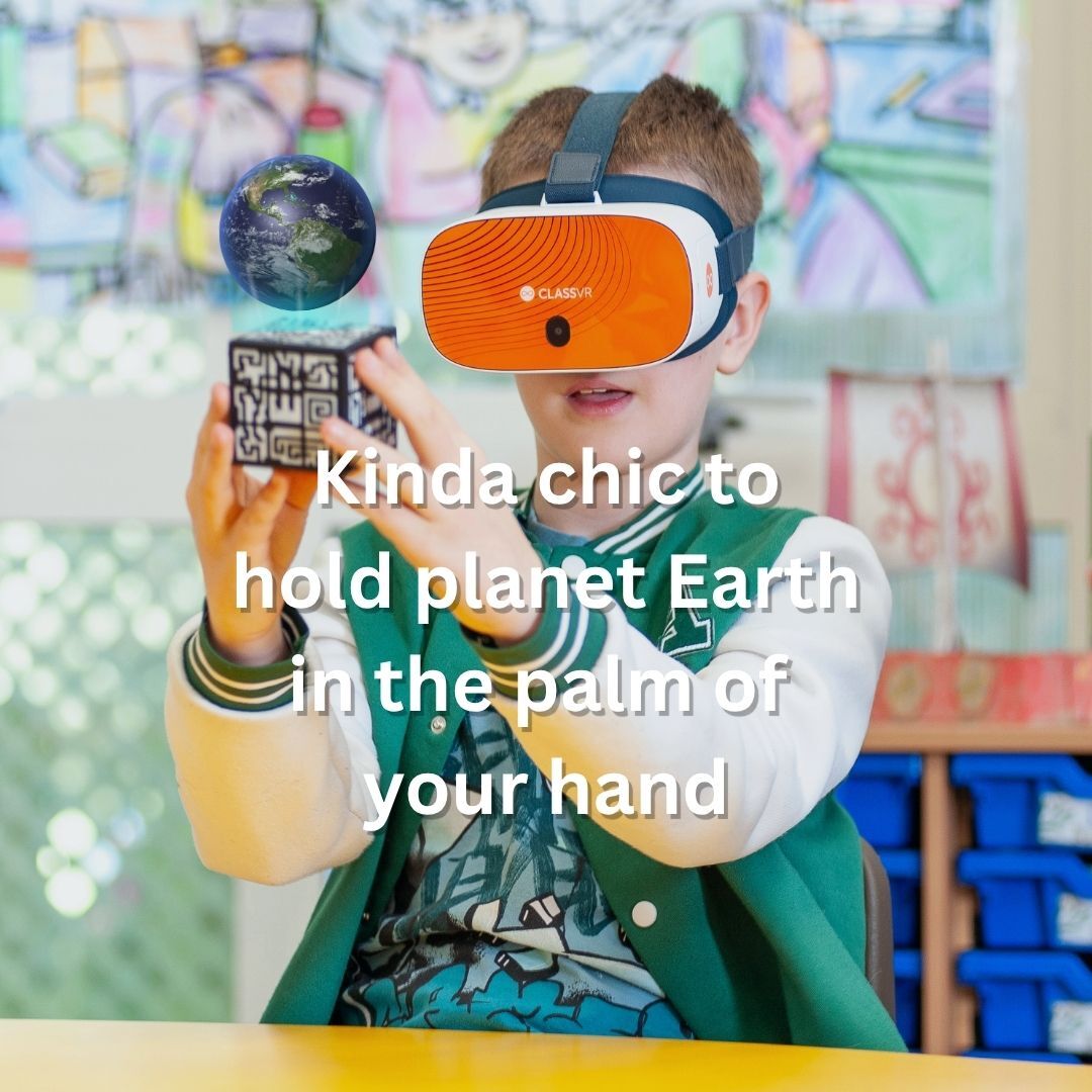 ClassVR's tweet photo. Kinda chic to make learning limitless 💫

#ImmersiveLearning #EdTech https://t.co/tiLMczBg90