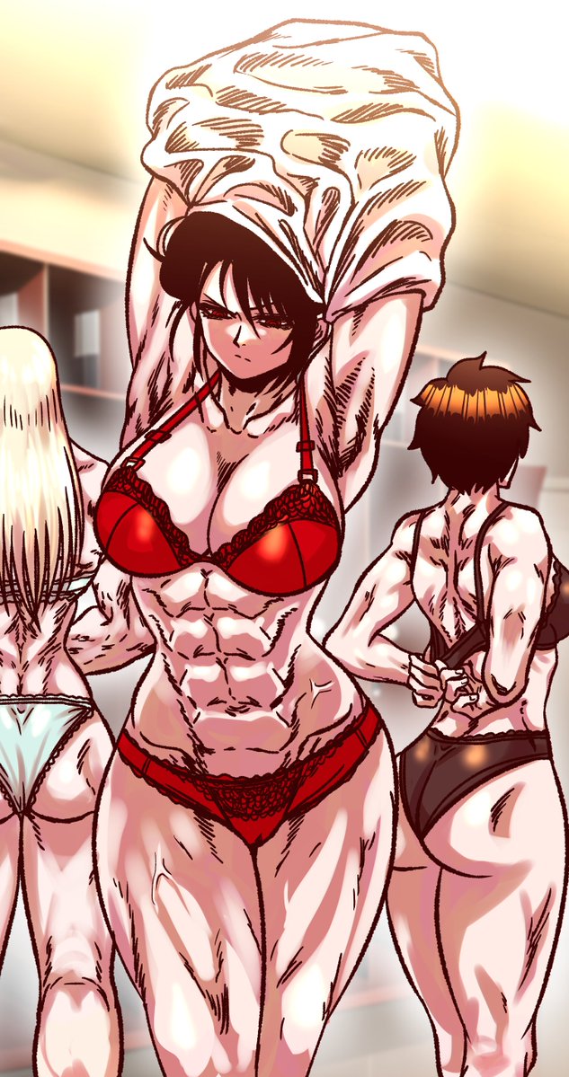 kimyawang's tweet photo. New Muscle Girls Colosseum episode updated! Click the link below to read! https://t.co/kDRk7H52sQ